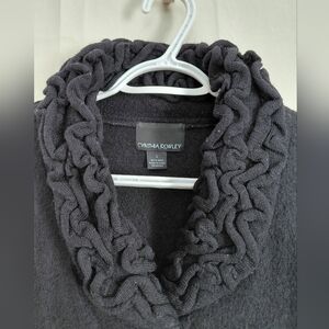 Cynthia Rowley Charcoal Cowl Neck Sweater
